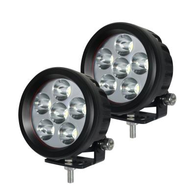 China Bridgelux 3 Inch Flood Round LED Offroad Lights 2 PCS 1440lm for sale