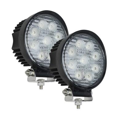 China 30 Degree Beam 2160lm Round LED Flood Lights 27 W 1 Years Warranty for sale