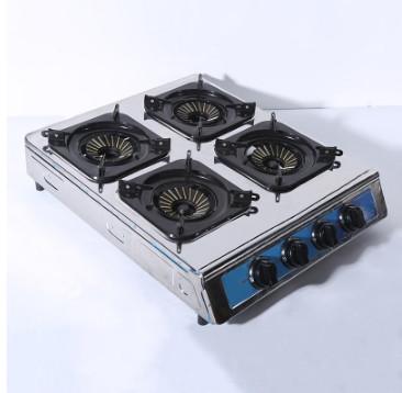 China Factory Supply LPG Natural Gas Multi-Headed Gas Stove Commercial Four-eye Casserole Oven Gas Casserole Stove Wholesale for sale