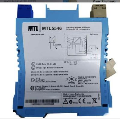 Chine MTL5546 Conducteur d'isolement MTL pour les positionneurs de vannes HART® de 4 20 mA avec détection de défaut de ligne à vendre