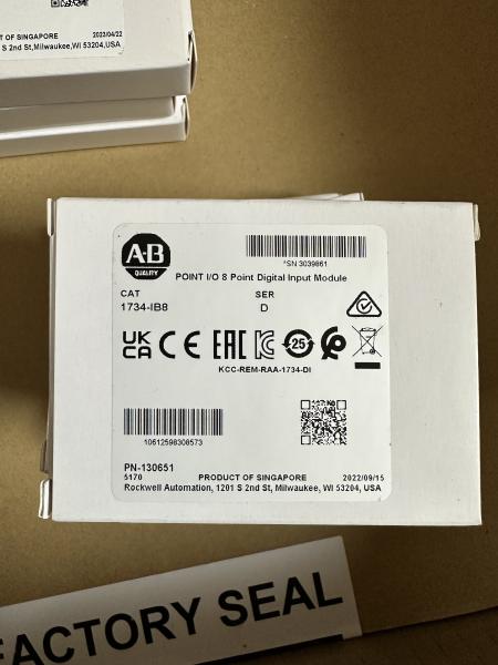 Quality Allen Bradley 1734-IB8 POINT IO Module Features Eight Discrete Sinking Input Channels for sale