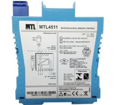 Chine MTL4511 MTL Instruments Switch/Proximity Detector Interface 1-channel, with line fault detection à vendre
