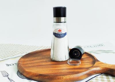 China 45mm Adjustable Salt And Pepper Mill, Refillable Grinders Glass Salt Pepper Grinder en venta