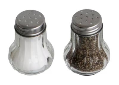 China Glass Bottler Seasoning Shaker Customized Salt And Pepper Shaker 25g for sale