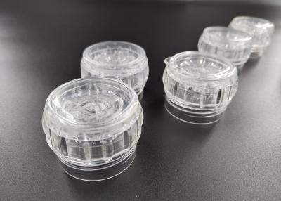 中国 (KPL-011) Round Grinder Cap Accessories Refillable Clear Or Black 22.3 G 販売のため