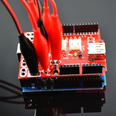 China Electronic Starter Kit for Arduino of Makey Makey Analog Touch Keyboard Uno r3 Board Touch Key USB Shield for sale