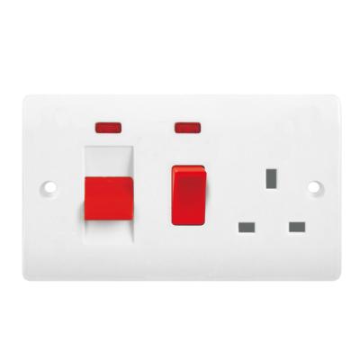 China Industrial / Home Electrical Switches and Sockets 10A 250V 118 * 74 mm Size for sale