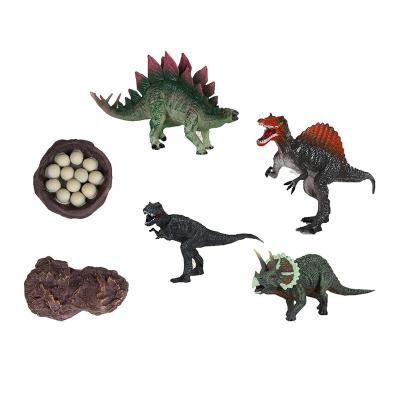 中国 High Simulation Landscape Animal Set Model PVC Dinosaur Toys 販売のため