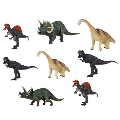 China Plain Prehistoric Dinosaur Model Toys Hard PVC Solid Tiny  19.5*10*5CM for sale