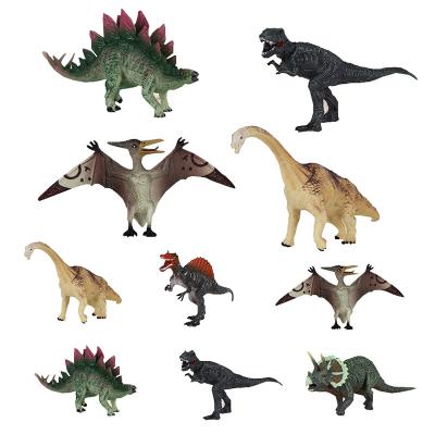 中国 Parent Child Game Archaeology World Plastic Mini Realistic Solid Dinosaur Toys 販売のため