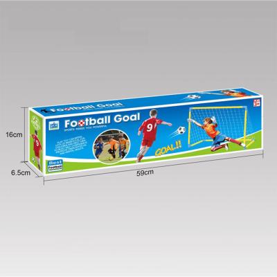China Outdoor Soccer Game Play Set Mini Football Goal Post For Kids With 10P for sale