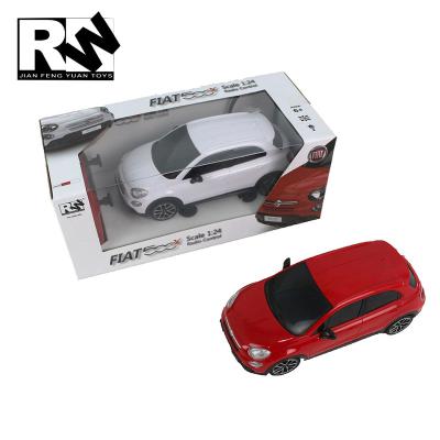 China Windows Car Toy For Sale RC Car Toy Fiat 500X Luminous Mini RC Model 1/24 With ASTM for sale