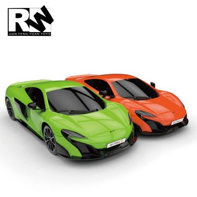 China Luminous Windows RC Licensed Car Toy For Boys Mclaren 675LT RC Car With 4 Channel 1/24 en venta