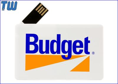 China 180 Degree Twisting Spin Credit Card Style USB Flash Memory Full Protection for sale