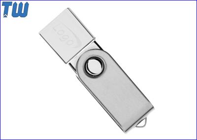 China Twister Metal Cap Protection 16GB USB Flash Drive Crystal LOGO for sale