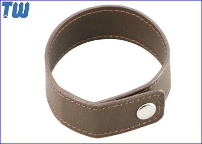 China Leather Wristband Bracelet 8GB Pen Drive UDP Inside with Stud for sale