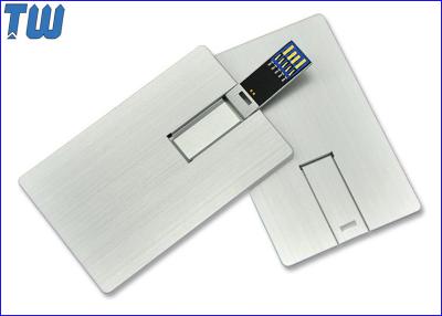 China Whole Metal Business Card 32GB USB3.0 Pen Drive Twister UDP Design for sale
