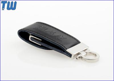 China PU Leather 2GB USB Flash Disk Debossed 3D Non-erasable Logo Reasonable Price for sale