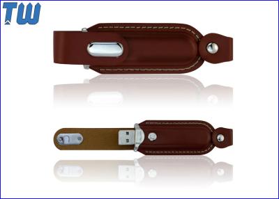 China Noble Full Leather 4GB USB Memory Stick Long Disk Company Promotional for sale