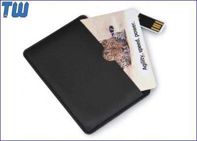 China 180 Degree Swivel Business Name Card 4GB USB Disk Plan Side Customized Printing for sale