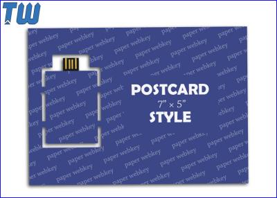 China Bulk Customized Carton Paper USB Web key Any Shape Link to Website for sale