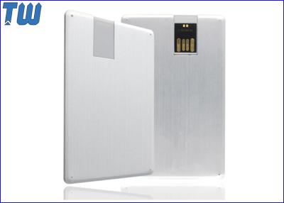 China 2GB USB Pendrives Mini UDP Slim Metal Business Card Laser Engraved for sale
