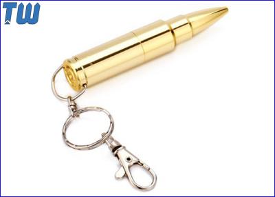 China Best Price Customized Keychain Bullet Disk Storage 128GB USB Thumbdrive for sale