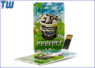 China Promotion Customized Digital Printing Credit Card USB Flash Drive for sale