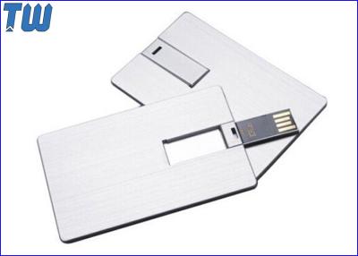 China Twister Metal Card USB Thumb Drives High Quality Digital Printing for sale