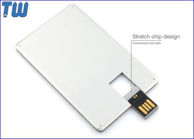 China Promotion Slim Metal Credit Card USB 16 GB Flash Drive High Printing Quality Best Price for sale