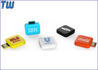 China Plastic Mini Square Twister Cool Drive Printing 1GB USB Flash Drive Price for sale