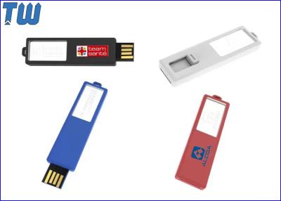 China Sliding Personalized Plastic 1GB Pen Drive Long Stick Key Drive Memory Stick for sale