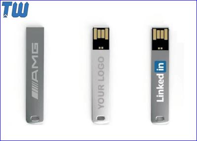 China Slim Rectangle Fastest USB Device 128GB Pen Drive Full Metal Bookmark Thumb Drive for sale