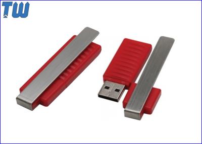 China Plastic Tie Clip USB Storage Drive 2GB Thumb Drive Personalized USB Flash Drive for sale