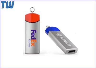 China Free Key Ring Metal Stick USB Flash Drive Pantone Printing 64GB Thumb Drive for sale