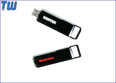 China Sliding USB Storage LED LOGO Light Up USB Memory Stick 64GB Thumb Drive for sale