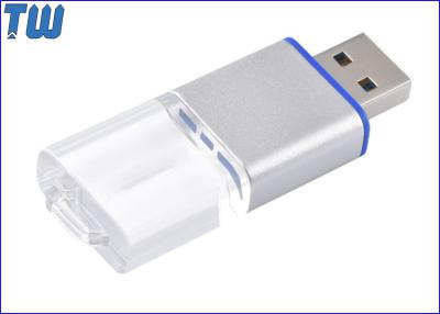 China Crystal Personalized LED Light 3D LOGO Mini 4GB USB Memory Stick for sale