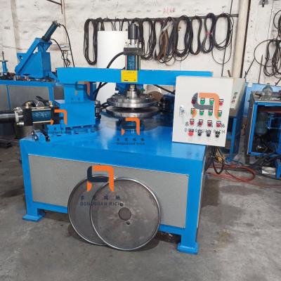 China Corrugated Bobbin Beading Cable Reel Machine , Reel Wire Crimping Machine for sale