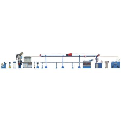 China 100RPM PVC Extrusion Machine Lan Cable Making Machine For Cat-5 Cat-6 Net Wire for sale