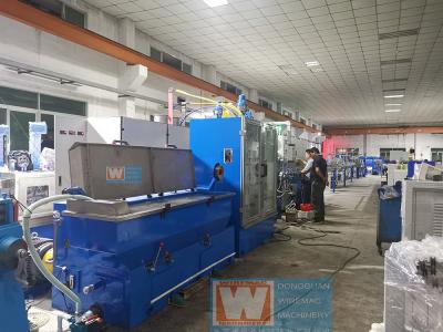 China Machine van het Wiremac de Middelgrote Fijne Draadtrekken met het Ononderbroken Ontharden 55KW 70V gelijkstroom Te koop