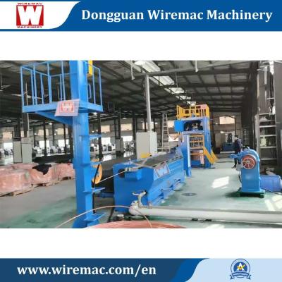 China 20M/S Copper Rod Breakdown Machine , 11 Blocks PLC Wire Drawing Machinery for sale