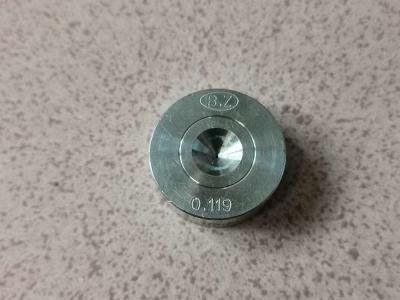 Китай Поликристаллический чертеж провода диаманта умирает 0.119Mm коррозионностойкое продается