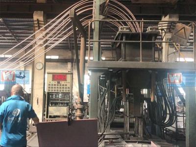 China Kathodekoper Rod Casting Machine, het Smeltende Materiaal van de 20 Staveninductie Te koop