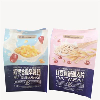 China Emballage 1kg plastic oatmeal cereal grain packaging bags millet packaging bags for sale