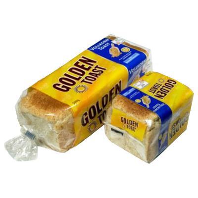 China custom private label printing resealable plastic cellophane loaf bread packaging for bakery for sale