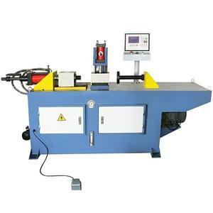 China Double Head Pipe Shrinking Machine 60mm Tube End Forming Touch Screen Te koop