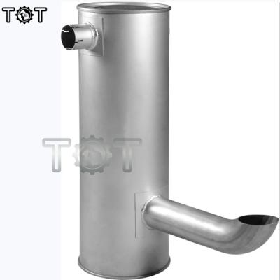 China KATO HD1430 Excavator Motor Vehicle Mufflers For 6D24 Engine for sale