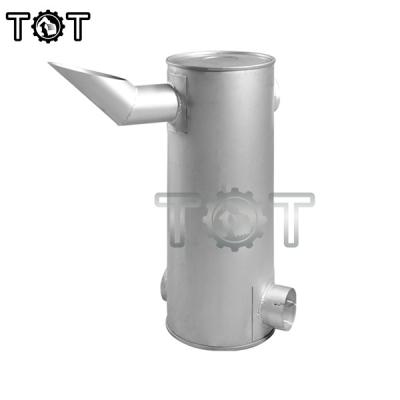 China  E330C C9 3306 Excavator Engine Exhaust Muffler Clamp Silencer for sale