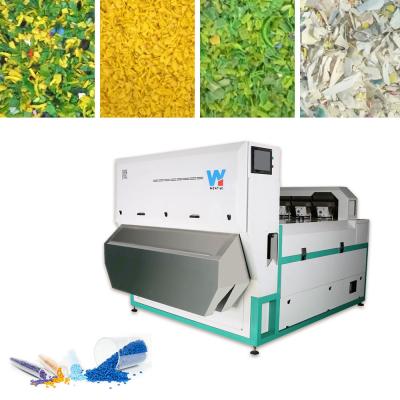 China WENYAO 2 Chutes Fully Automatic Plastic Article Color Sorting Machine Popular in Brazil for sale