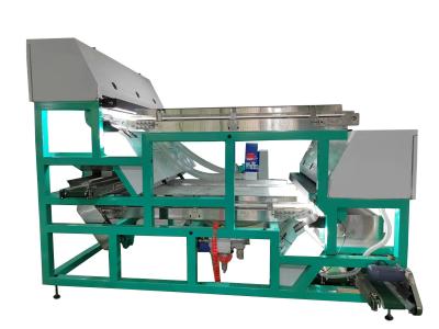 China Double Layer Belt Type Mixing Glass Color Machine High Accuracy 8 Chutes for sale